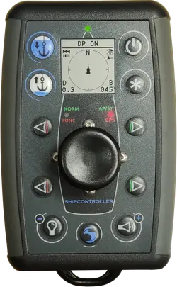 Shipcontroller EZVector remote with three-axis joystick